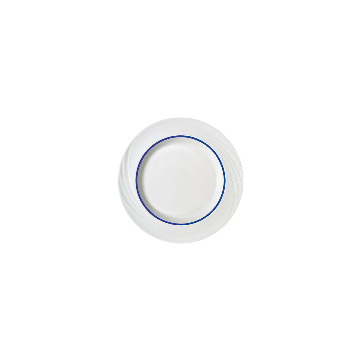 Schonwald Donna Senior Plate Flat W/Rim 240mm Drk Blue Band