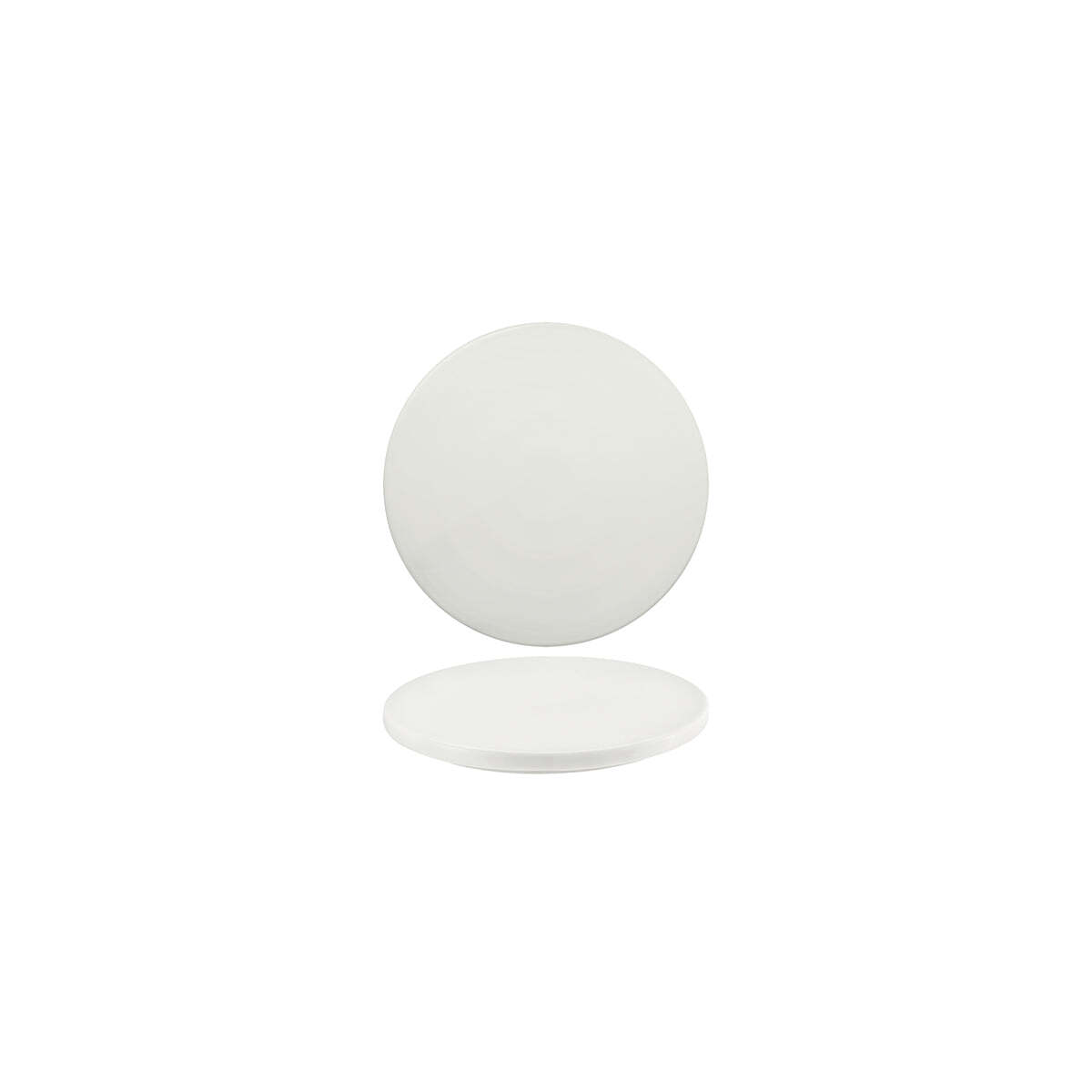 Schonwald Shiro Round Plate Flat Coupe 110x10mm White