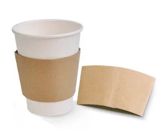 Cup Sleeve Kraft 8 oz 1000s