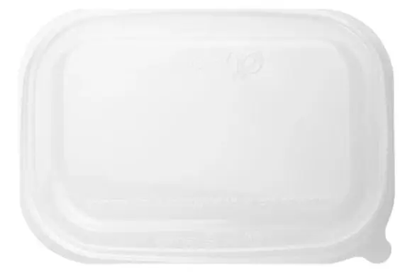 Rectangular PLA Flat Lid - COLD PRODUCT ONLY