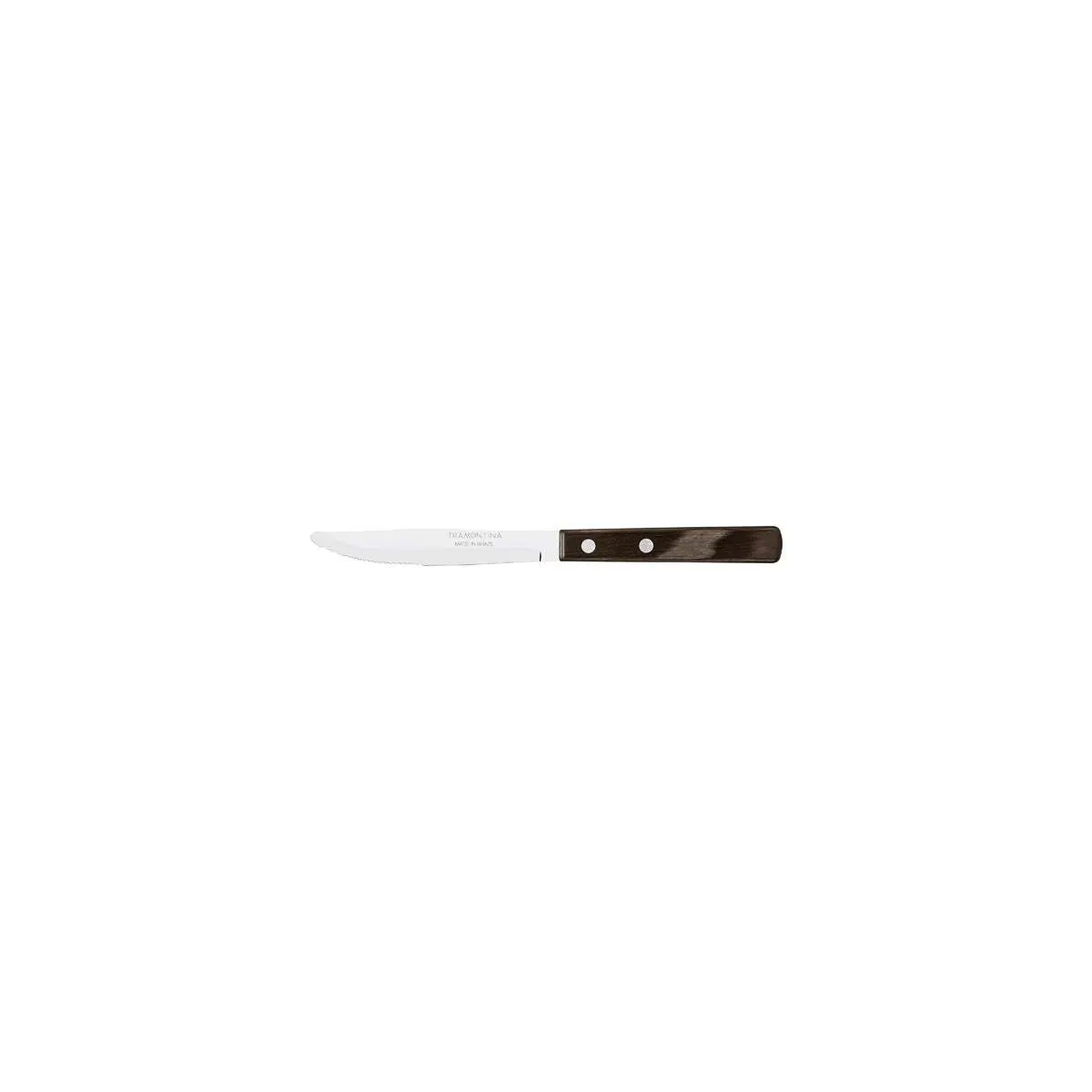 Tramontina Polywood 4" Steak Knife 1-Serrated Narrow Brown