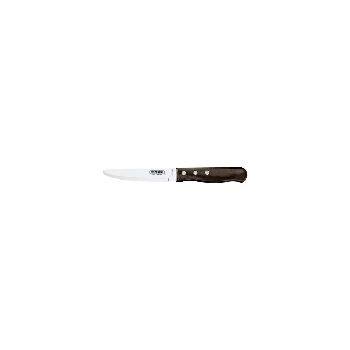 Tramontina Polywood 6" Steak Knife 15-Serrated Wide Brown