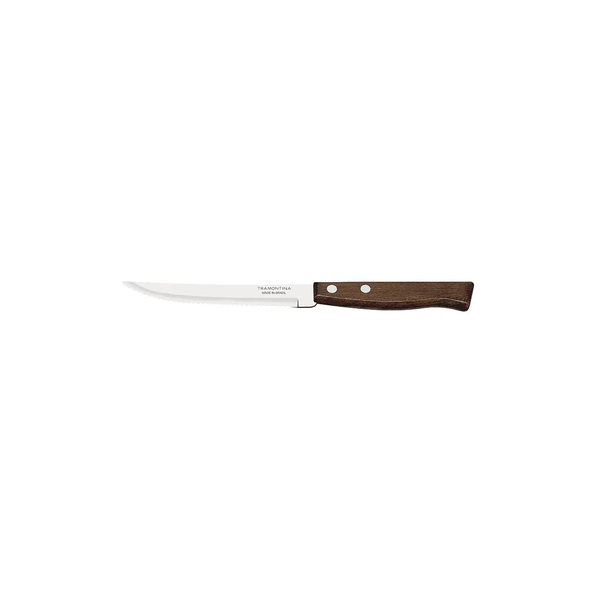 Tramontina Traditional Steak Knife Wood Handle Brown 205mm