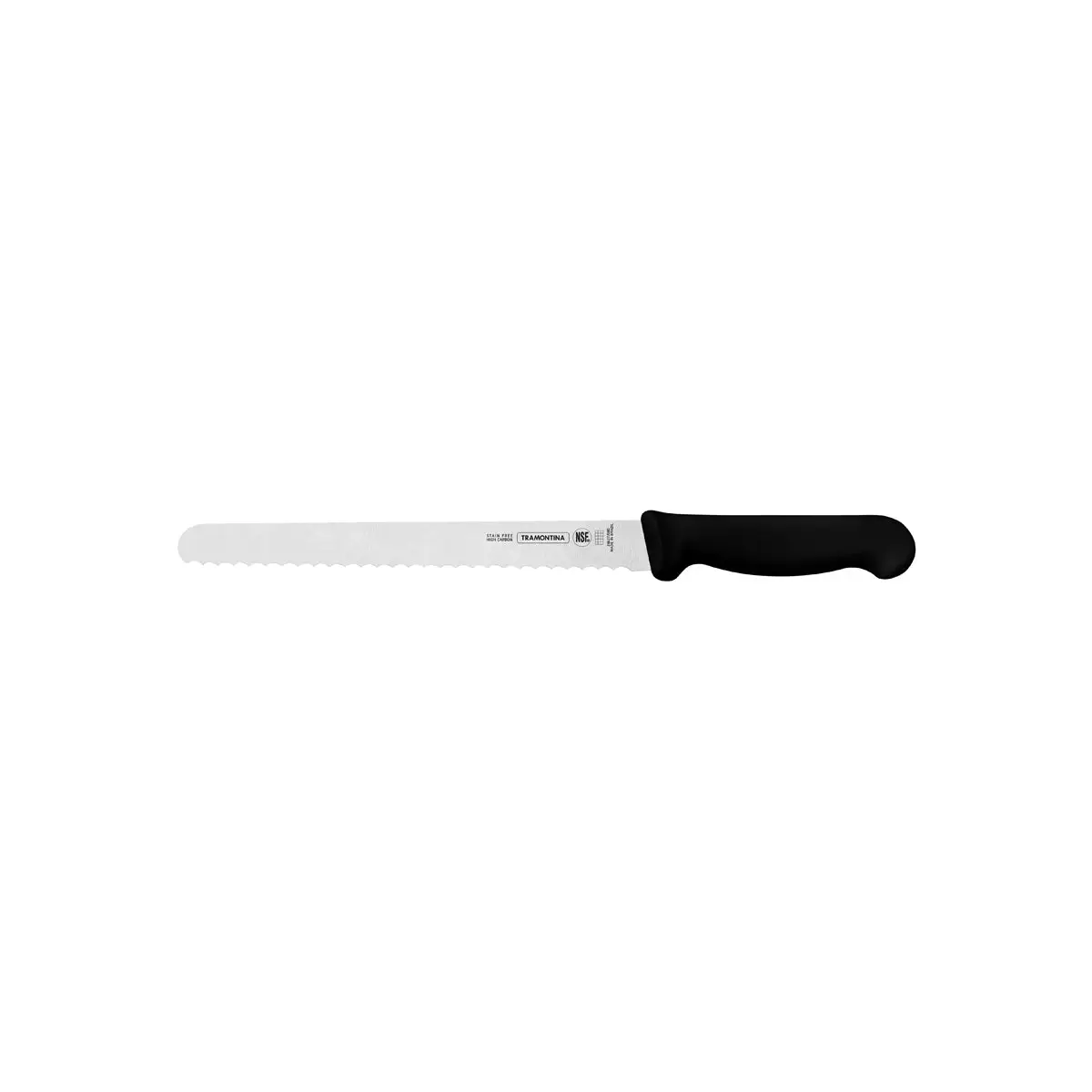Tramontina Professional Master Black Handle Bread Knife Serrated 250mm