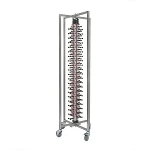 Caterax Plate Stacking Trolley-1900X242X600Mm | Holds 84 Plates