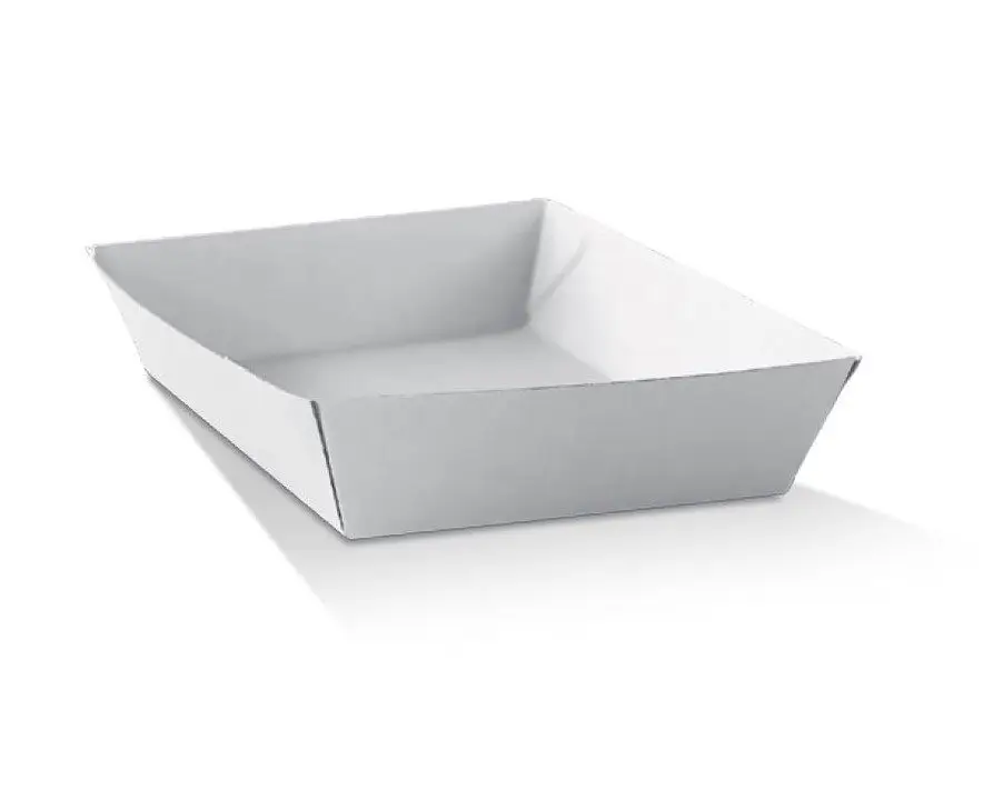 White Corrugated Tray / Square 250s