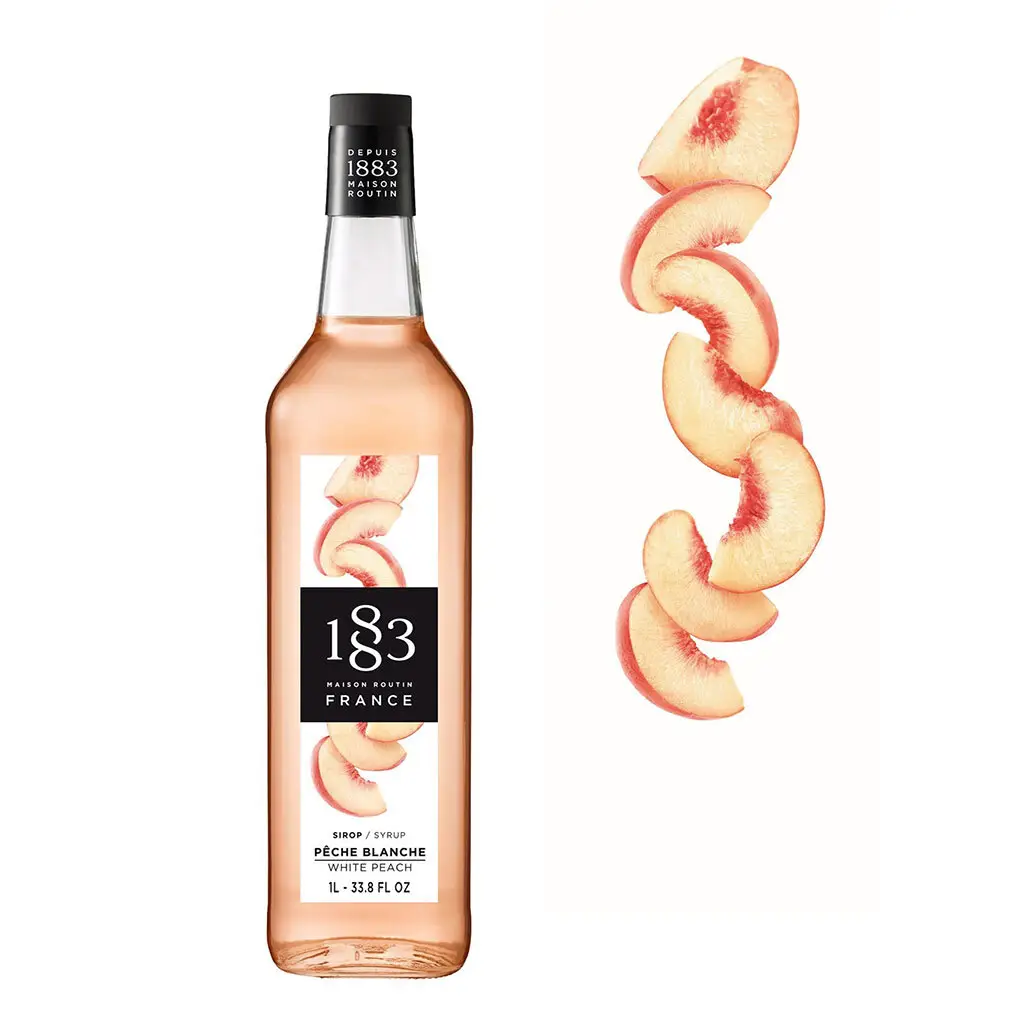 1 Litre Routin White Peach Syrup