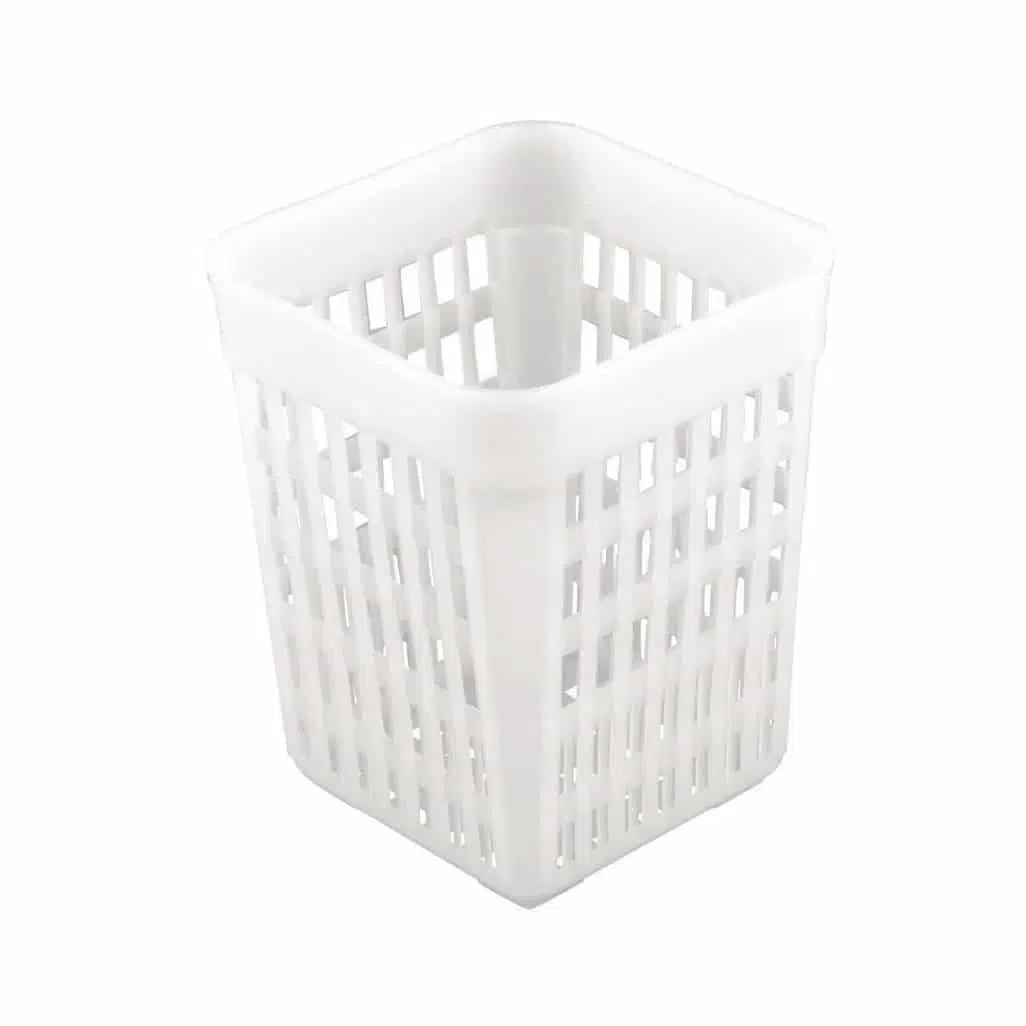 KH Classik Chef Cutlery Basket Square White 105 X 105 X 130mm