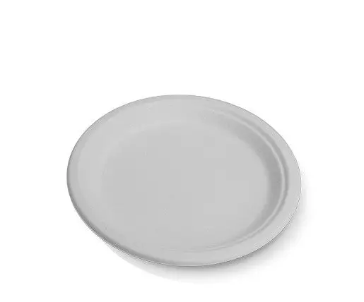Sugarcane Round Plate 9" 500s