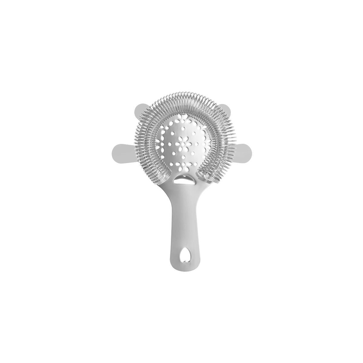 Zanzi 4 Prong Hawthorn Strainer W/Flat Hdl S/S 110x105x13mm