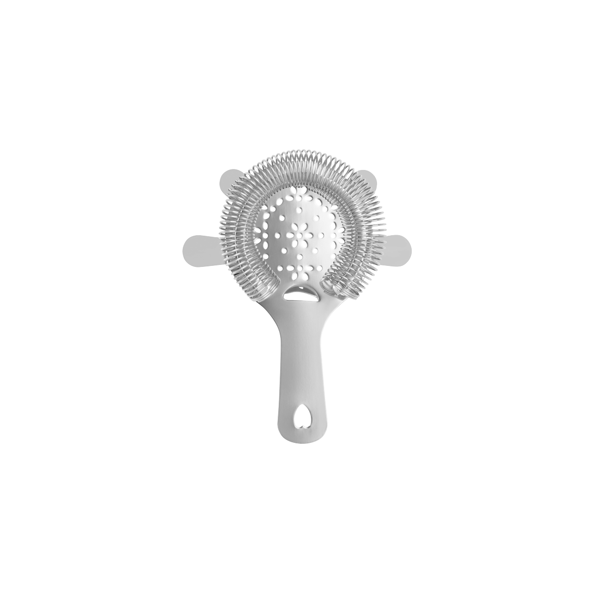 Zanzi 4 Prong Hawthorn Strainer W/Flat Hdl S/S 110x105x13mm