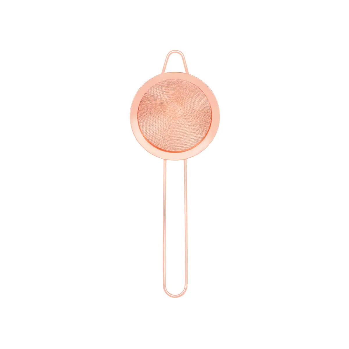 Zanzi Snub Nose Mesh Strainer Rose Gold 234x85x40mm
