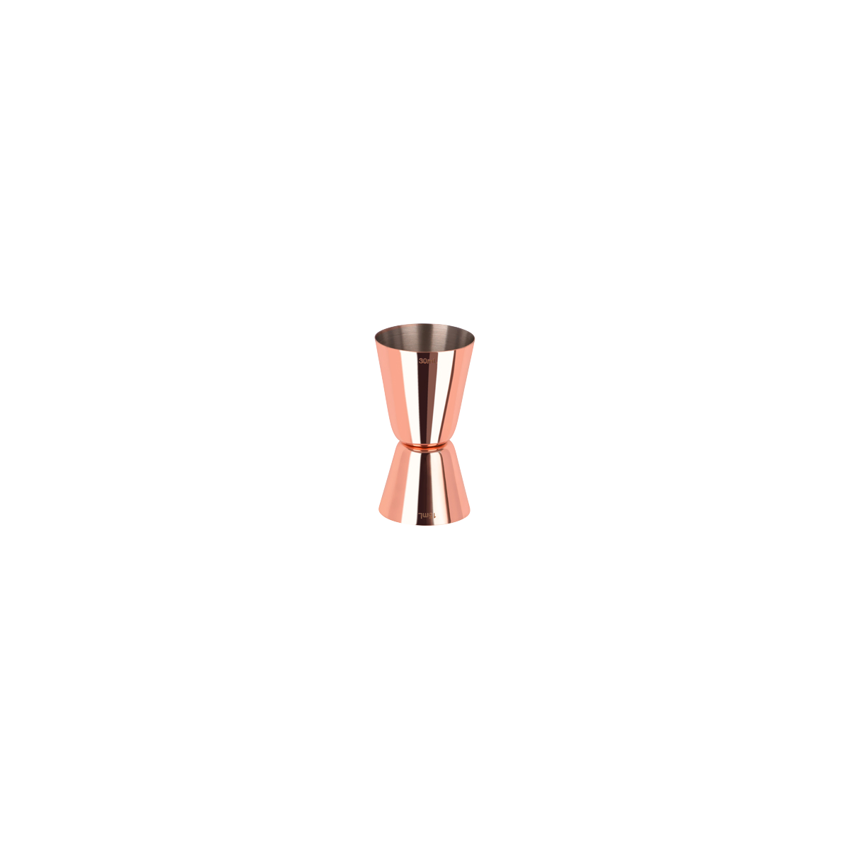 Zanzi Classic Style Jigger Rose Gold 37x41x74mm 15/30ml