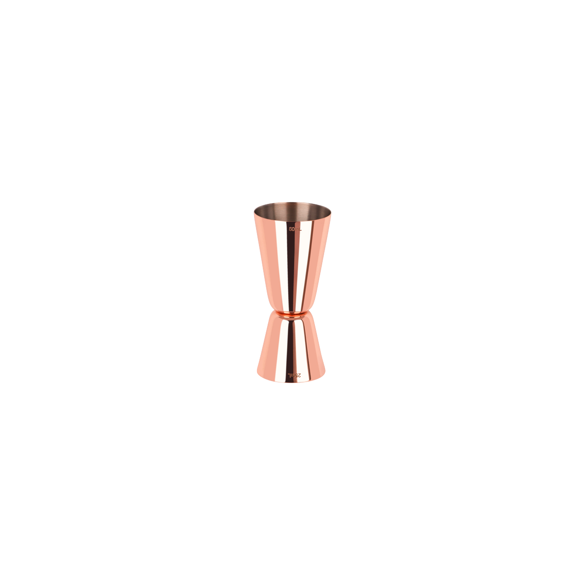 Zanzi Classic Style Jigger Rose Gold 44x38x98mm 25/50ml