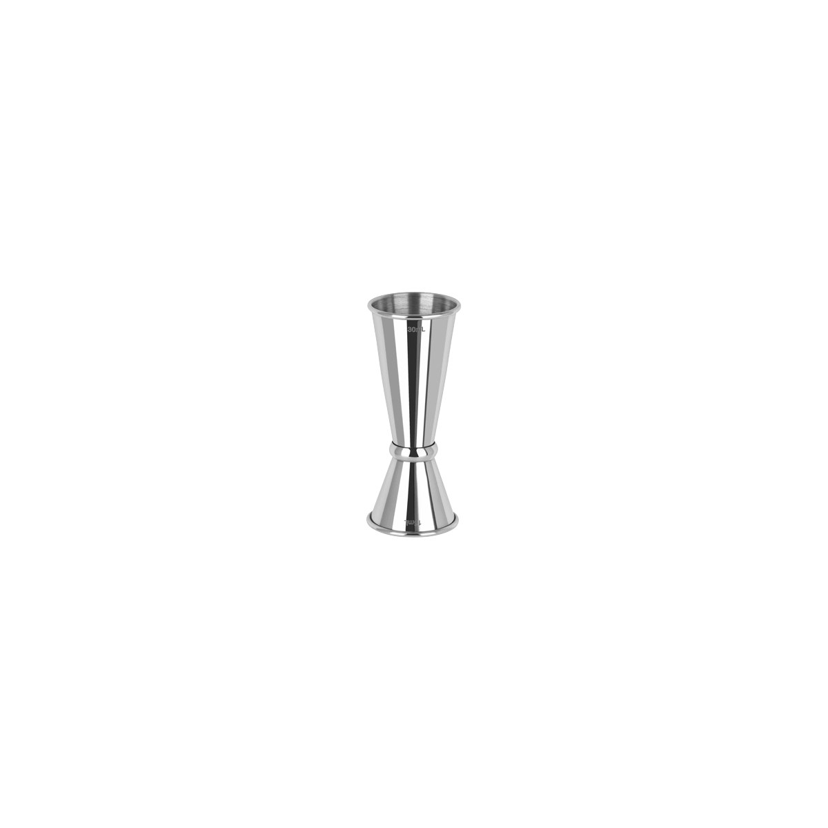 Zanzi Tokyo Jigger W/Curled Edge S/S 15/30ml
