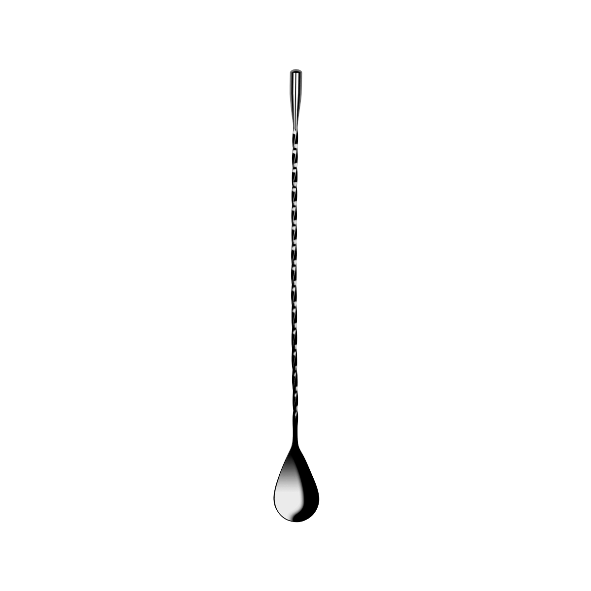 Zanzi Tear Drop Bar Spoon Gun Metal 300x29mm