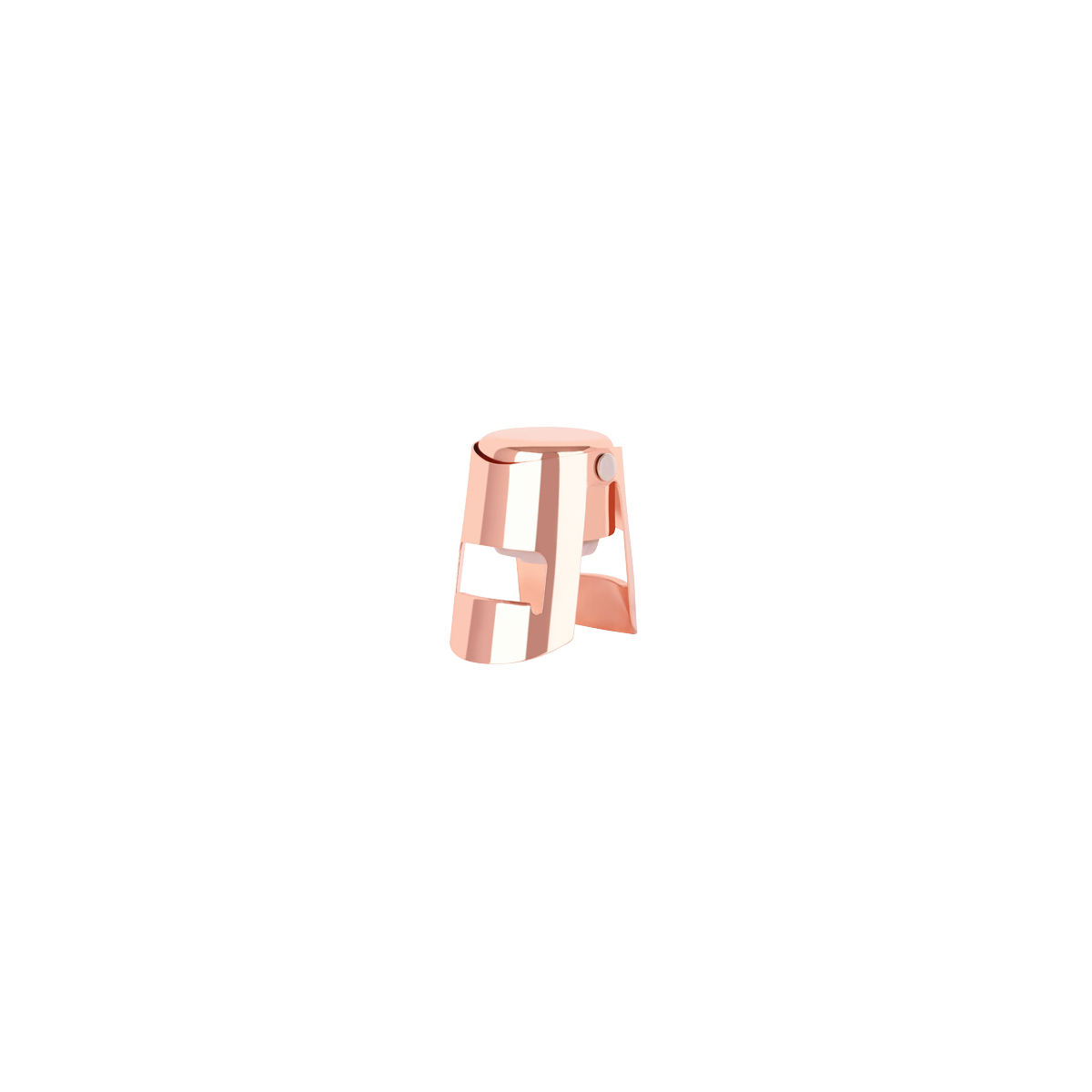 Zanzi Champagne Stopper Rose Gold 60x40x45mm